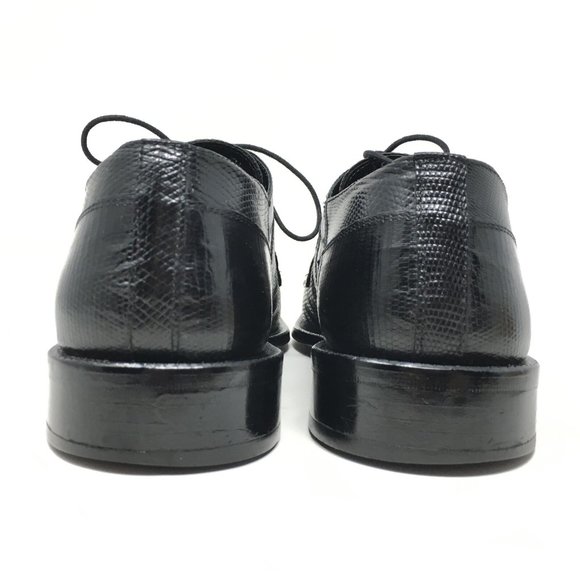 David Eden Oxfords Shoes Size 9 Black Croc Liz main image 4